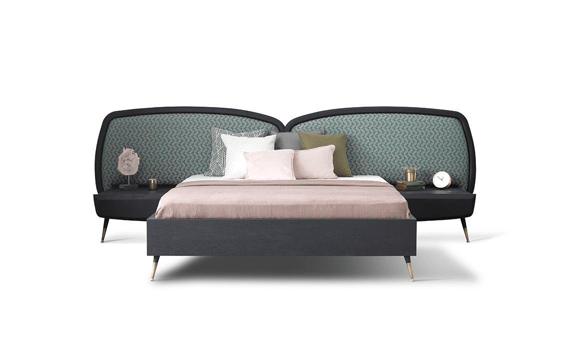 ANGELA BED WITH BEDSIDE TABLE 2 - Exclusive design bútorok
