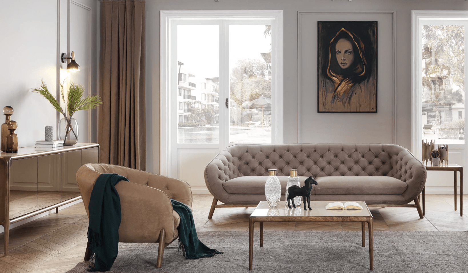 ANTONIO SOFA WITH ARMCHAIR - Design bútorok