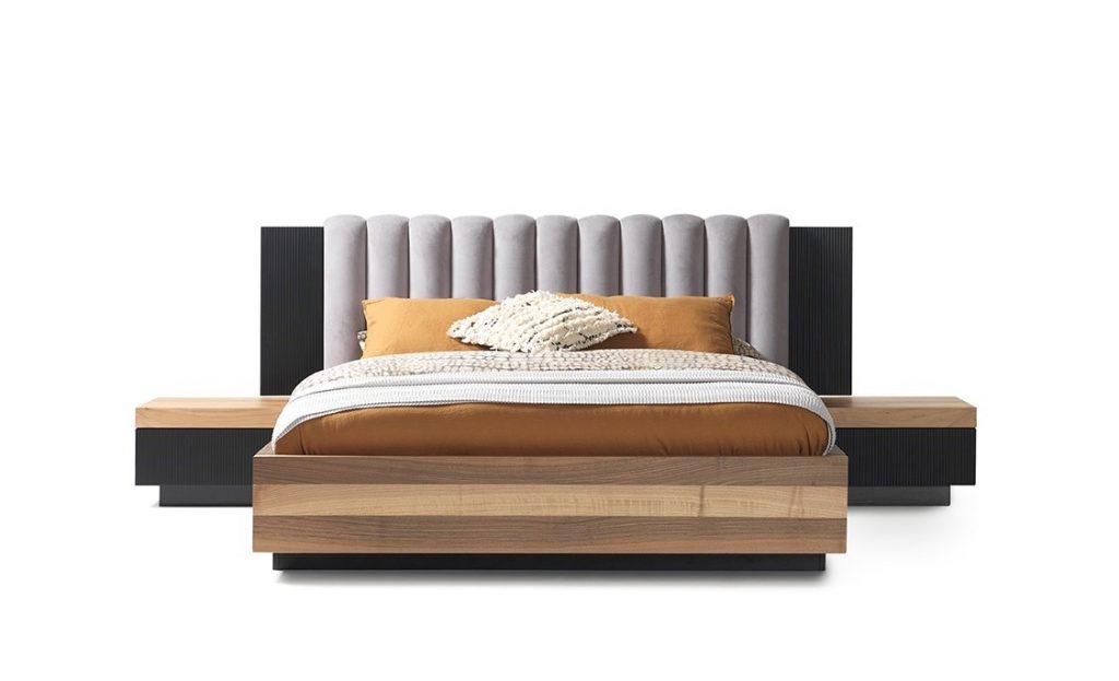 BERN BED AND BEDSIDE TABLE - Design bútorok