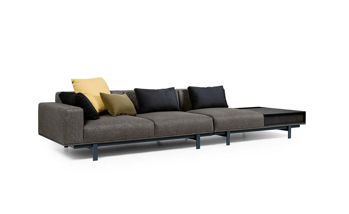 CAMILA SOFA THREE SEATHER WITH SIDE TABLE. 2 - Design bútorok