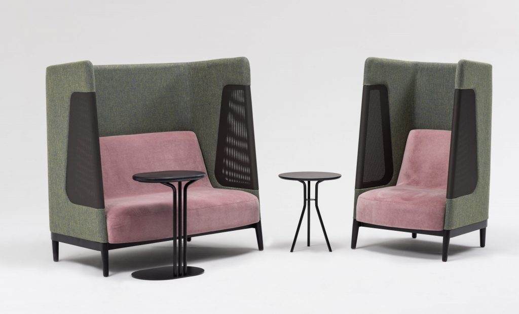 DONATA  BERGER AND SOFA WITH SERVING TABLES - Design bútorok