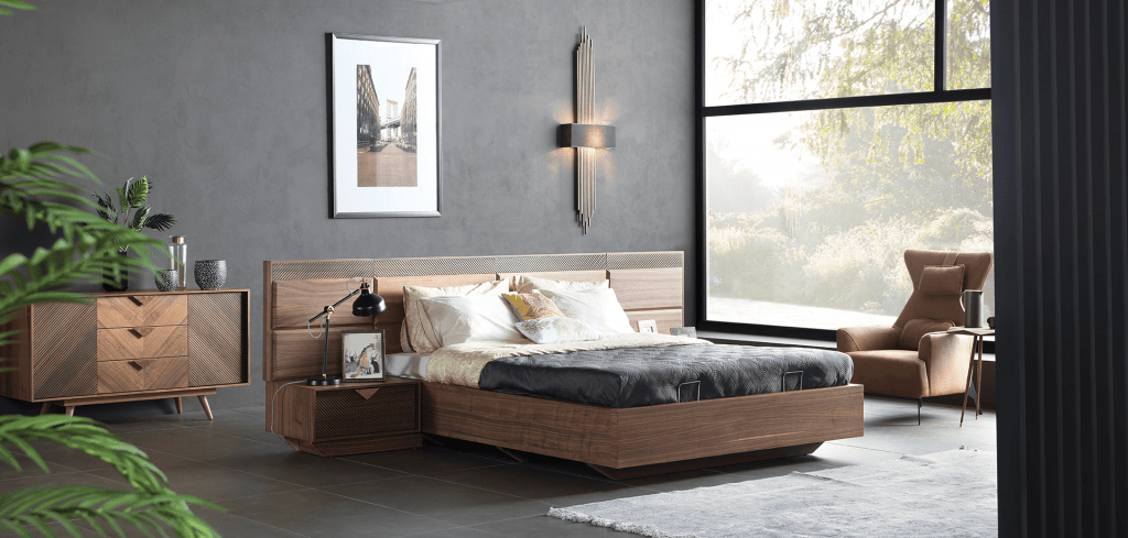 MAX BED WITH ARMCHAIR AND CHEST OF DRAVERS - Design bútorok