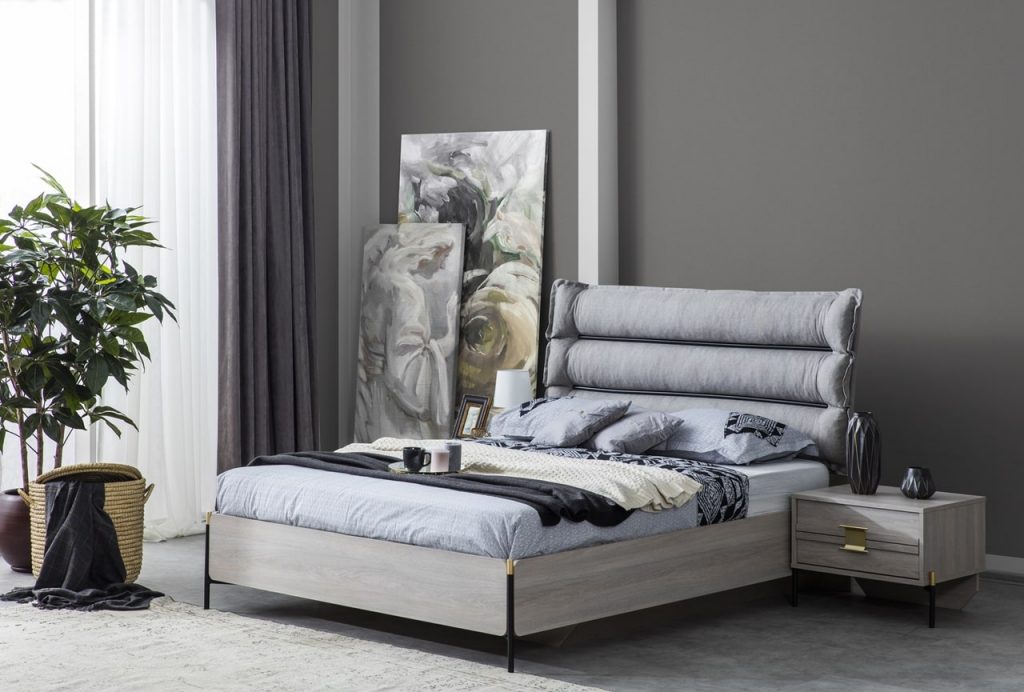 PULA BED WITH BEDSIDE TABLE - Design bútor fiataloknak