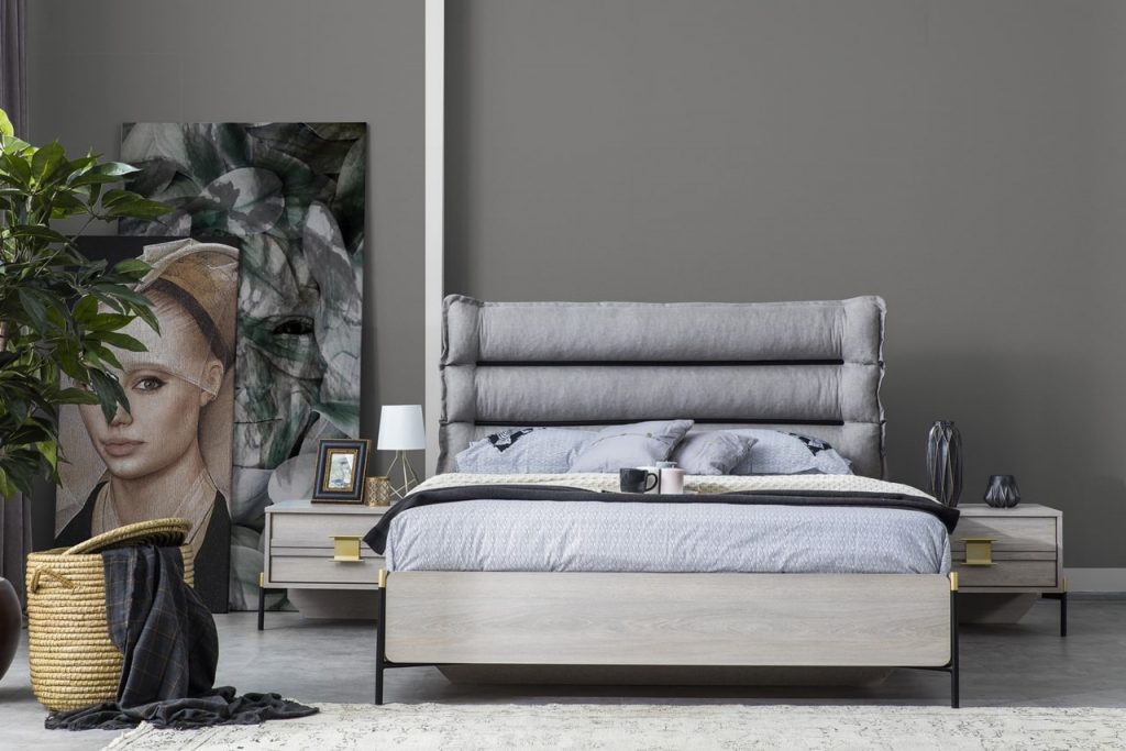 PULA BED WITH BEDSIDE TABLE 2 - Design bútor fiataloknak