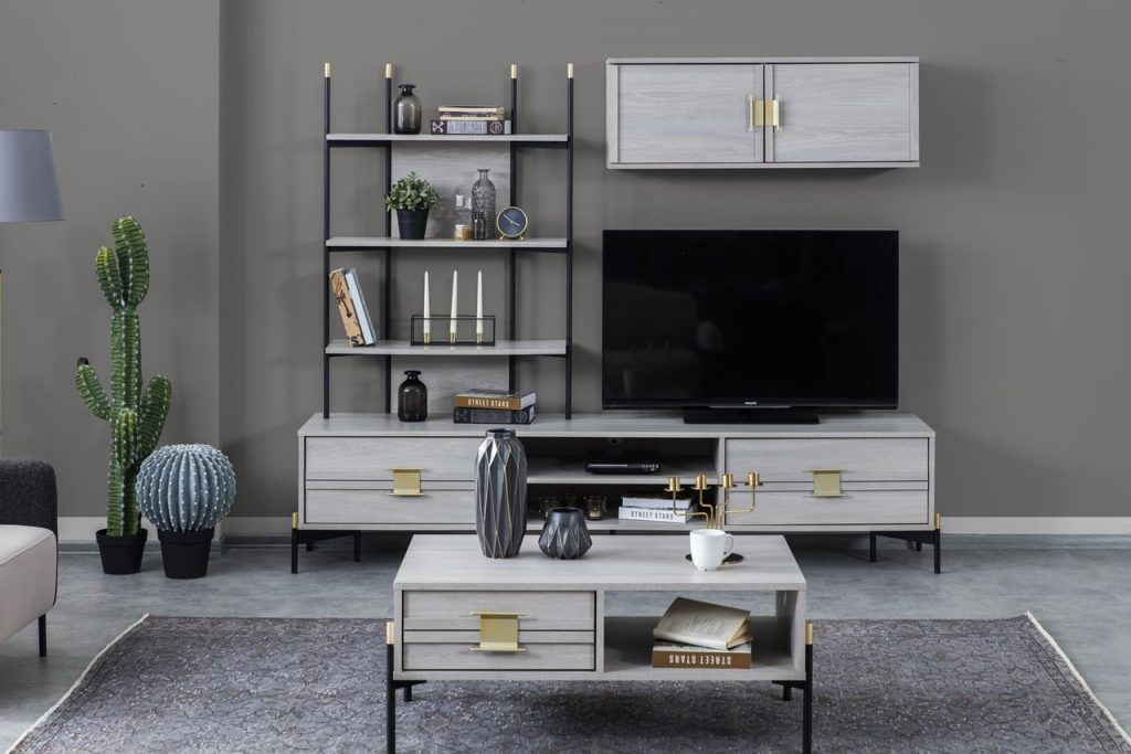 PULA TV CABINET WITH COFFEE TABLE - Design bútor fiataloknak