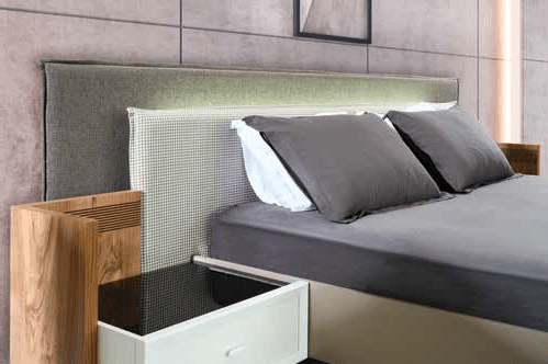 TREVISO BED AND NIGHT CABINET - Design bútor fiataloknak