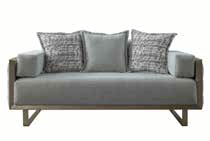 ZONA GOLD SOFA FOR 2 PERSON - Design bútor fiataloknak