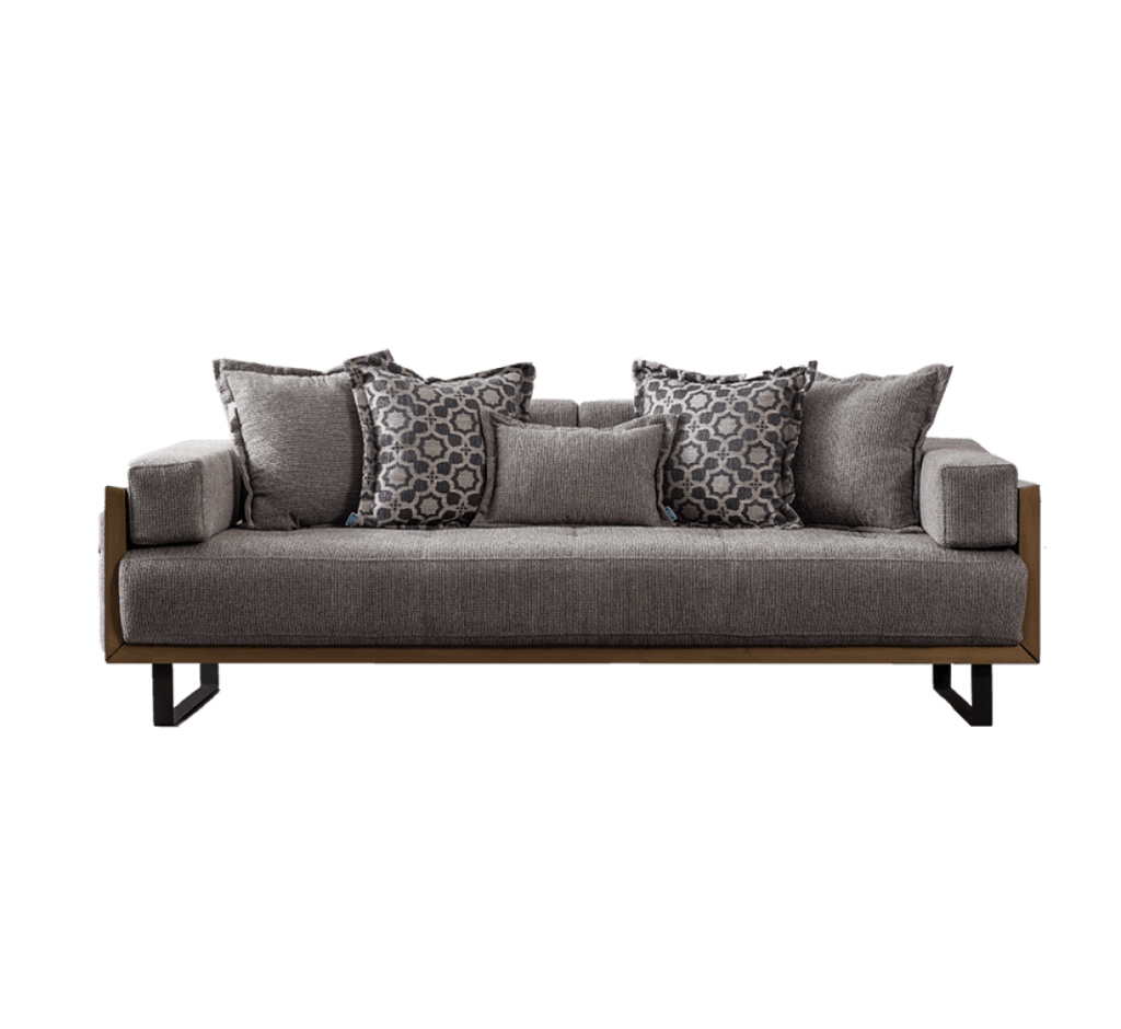 ZONA GOLD SOFA THREE SEATHER - Design bútor fiataloknak