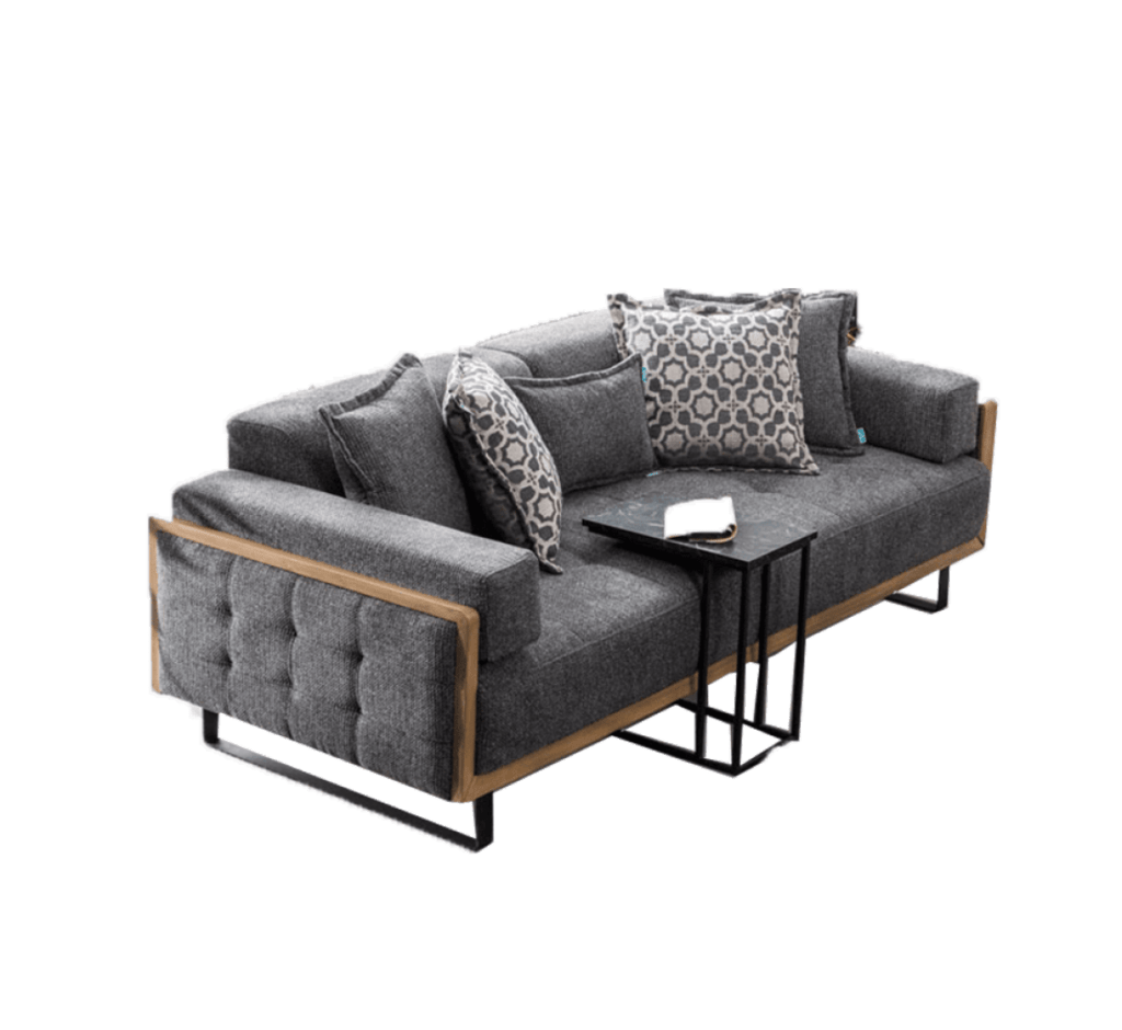 ZONA SOFA THREE SEATHER WITH SERVING TABLE - Design bútor fiataloknak